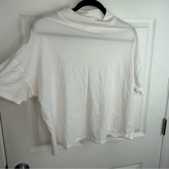 Free People White Short Sleeve Top - Picture 4 of 6